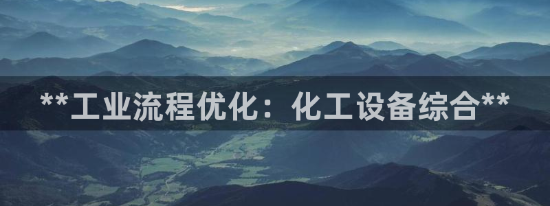 新宝gg登录不了是什么原因：**工业流程优化：化工
