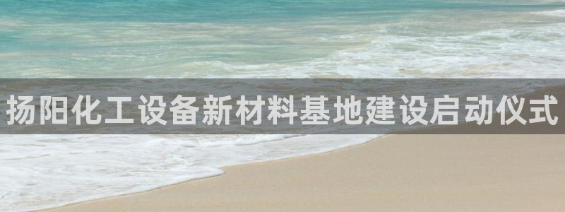 新宝gg登录不上去了了：扬阳化工设备新材料基地建设